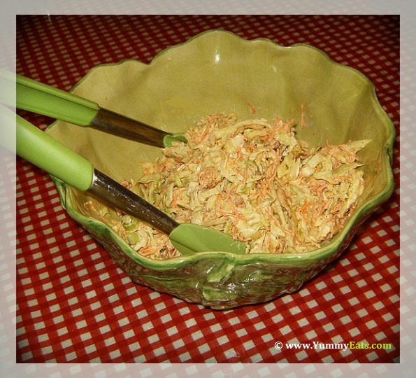 Bacon-Blue Cheese Coleslaw, Recipe from The Duluth Grill Cookbook Volume 2