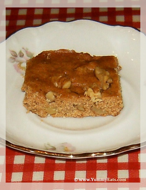 delicious Nut and Honey Blondie Bar