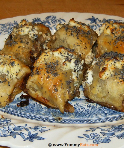 Caramelized Red Onion Chutney and Goats’ Cheese Sausage Rolls