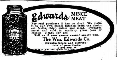 Edwards Mince Meat Retro 1913