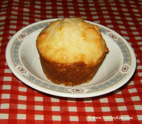 Recipe for Lemon Yogurt Muffins baked from scratch