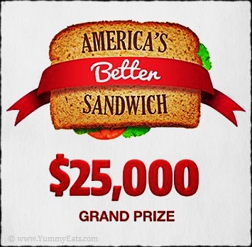 America's Better Sandwich Recipe Contest to win $25,000 Cash