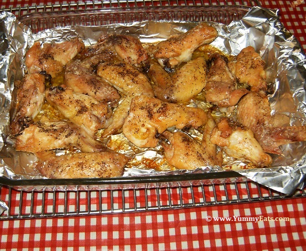 Asian Chicken Wings Recipe - baked golden