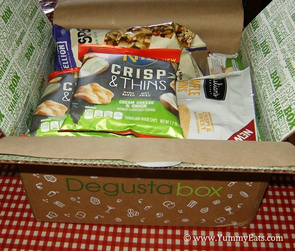 Degustabox subscription box for June 2017 - box opening.