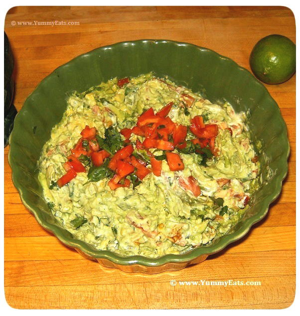 Janet's Avocado Guacamole recipe, simply best appetizer.